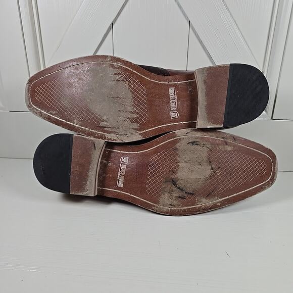 Stacy Adams Mens Tinsley Wingtip Oxford 11M Brown Tri Color Dress Lace Up - Picture 9 of 10